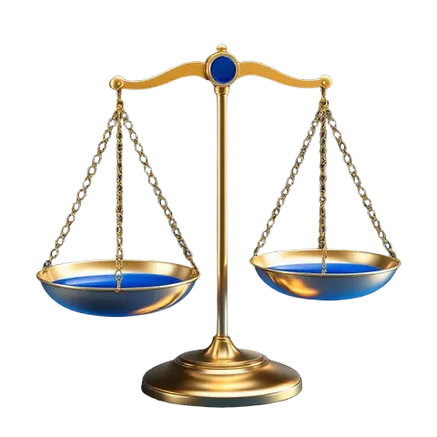 Gold and sapphire scales of justice: the contract behind every casino bet