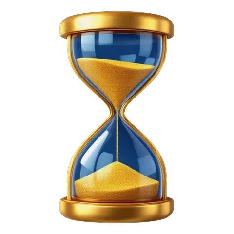 Gold hourglass with sapphire sand: the expiry window on free spins