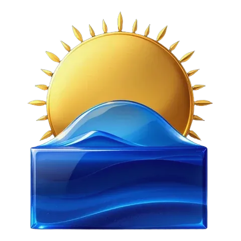Gold sun rising over a sapphire horizon: when daily free spins reset