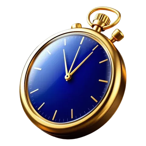 Golden stopwatch